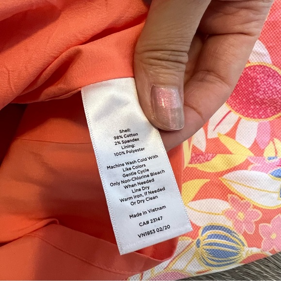 LIKE NEW Talbots Dress - Pink Patterned - Picture 6 of 11